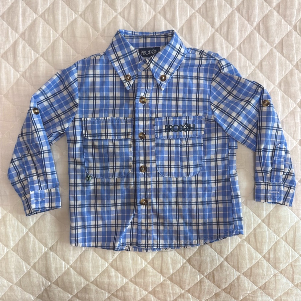 Prodoh Blue Plaid Shirt